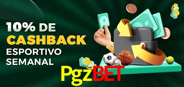 10% de bônus de cashback na Pgzbet